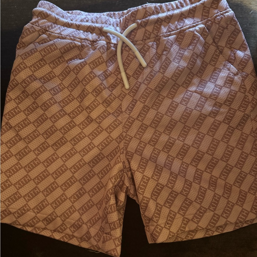 Kith Kids Pink Logo Shorts